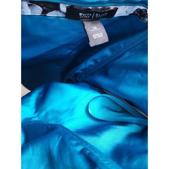 Strapless Floral Top Size 12 White House Black Label - Picture 6 of 9